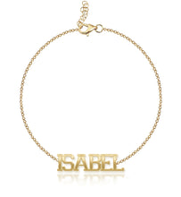 Load image into Gallery viewer, Cutout Gold Name Bracelet
