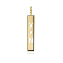 Load image into Gallery viewer, Cutout Personalized Enamel Plate Charm
