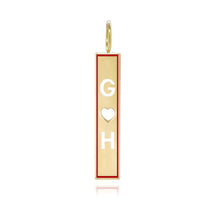 Load image into Gallery viewer, Cutout Personalized Enamel Plate Charm
