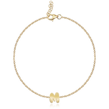 Load image into Gallery viewer, Gold Initial Chain Bracelet
