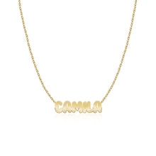 Load image into Gallery viewer, Cutout Name Chain Necklace
