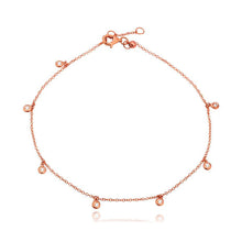 Load image into Gallery viewer, Dangling Bezels Anklet
