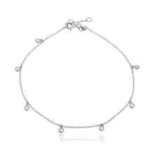 Load image into Gallery viewer, Dangling Bezels Anklet
