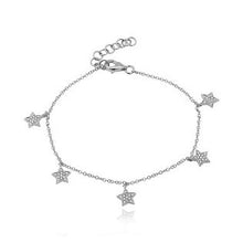 Load image into Gallery viewer, Dangling Star Bracelet
