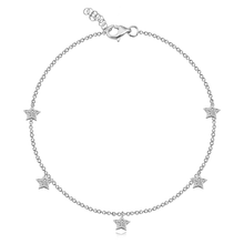 Load image into Gallery viewer, Dangling Stars Anklet

