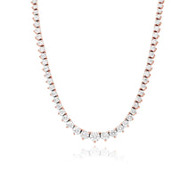 Load image into Gallery viewer, Graduated Tennis necklace
