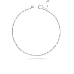 Diamond Tennis Choker Necklace