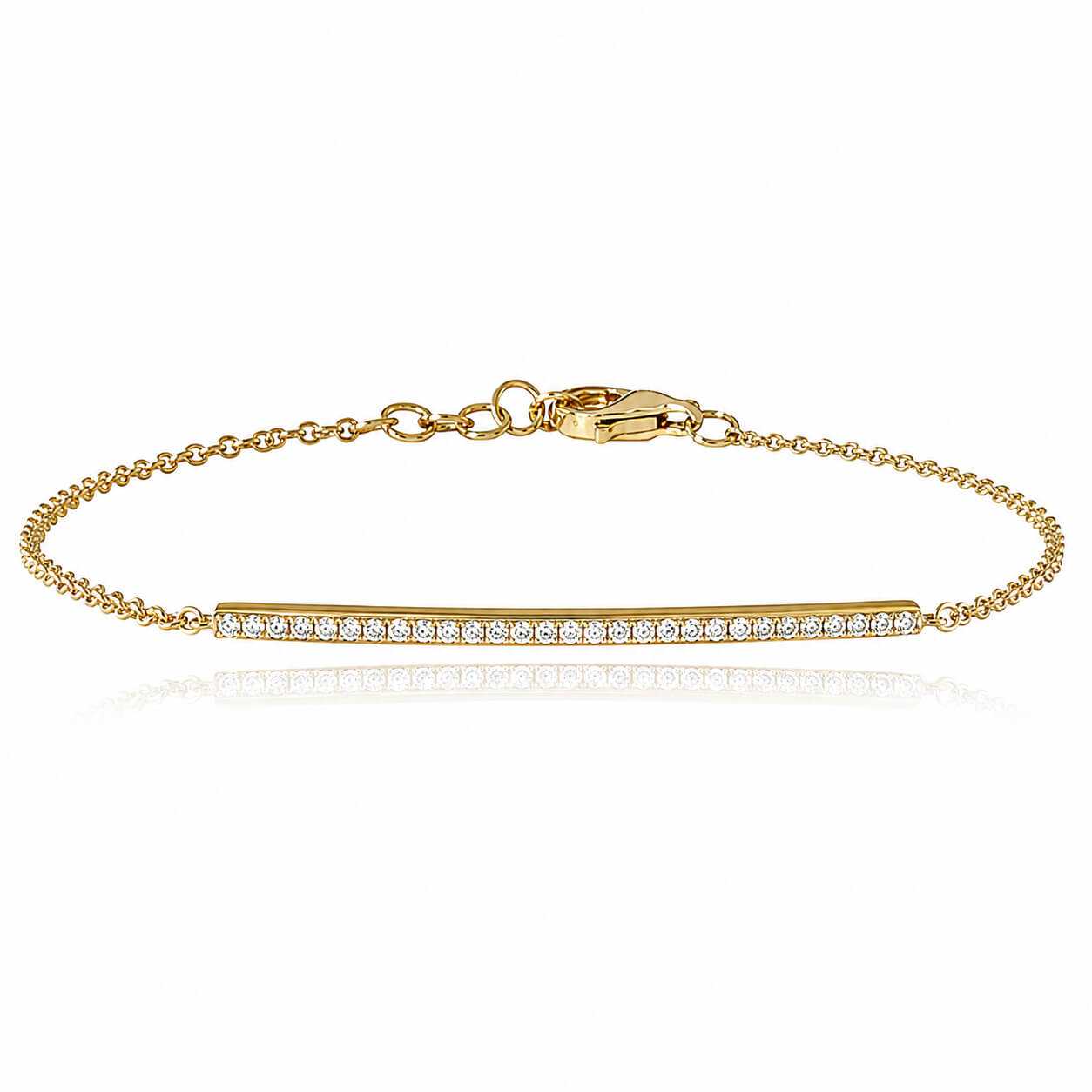 Diamond Bar Bracelet