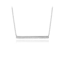Load image into Gallery viewer, Double Bar Pave Necklace

