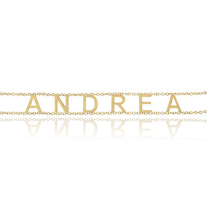 Buy Personalized Name Gold Bracelets – Alev Jewelry