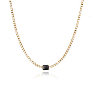 Emerald Tennis Necklace