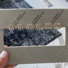 Load image into Gallery viewer, Five Baguette Wrap Earrings
