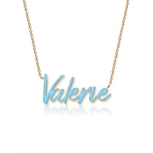 Load image into Gallery viewer, Enamel Name Necklace
