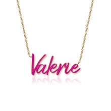 Load image into Gallery viewer, Enamel Name Necklace
