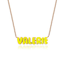 Load image into Gallery viewer, Enamel Name Necklace

