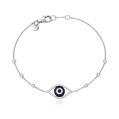 Evil Eye Bezel Bracelet