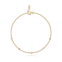 Load image into Gallery viewer, Multi-shape Diamonds Bezel Tennis Bracelet
