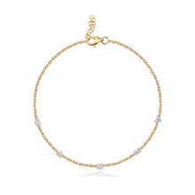 Load image into Gallery viewer, Multi-shape Diamonds Solitaire Bracelet
