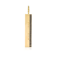 Load image into Gallery viewer, Side Gemstone Pave Charm
