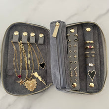 Load image into Gallery viewer, Grey Jewelry Travel Case
