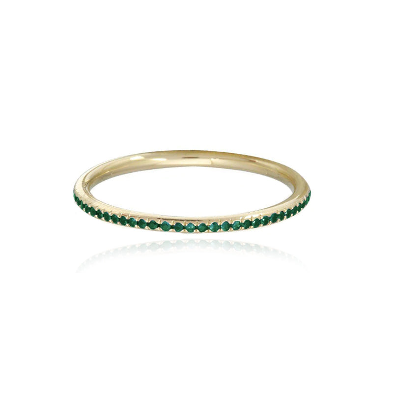 Gemstone Eternity Band