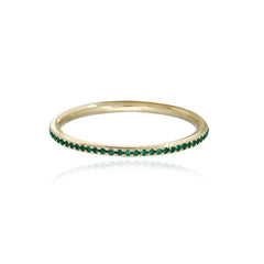 Gemstone Eternity Band