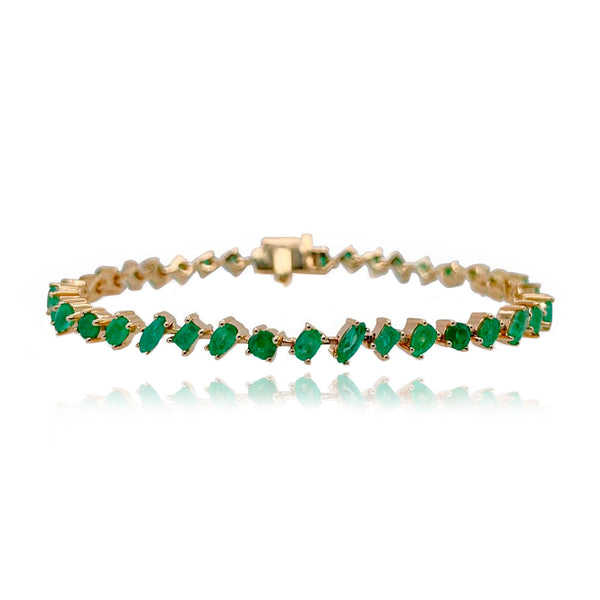 Gemstone Multi Shape Tennis Bracelet