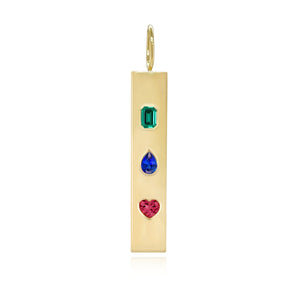 Gemstones Charm Plate