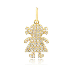 Girl Pave Charm