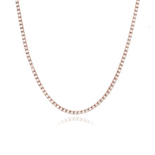 Load image into Gallery viewer, Thin Diamond Tennis Necklace
