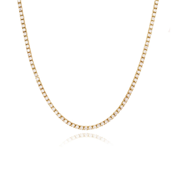 Thin Tennis Necklace