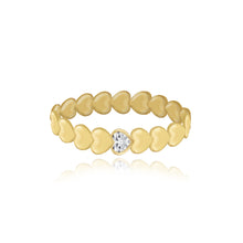 Load image into Gallery viewer, Golden Solitaire Diamond Ring
