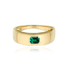 Load image into Gallery viewer, Golden Thick Gemstone Ring
