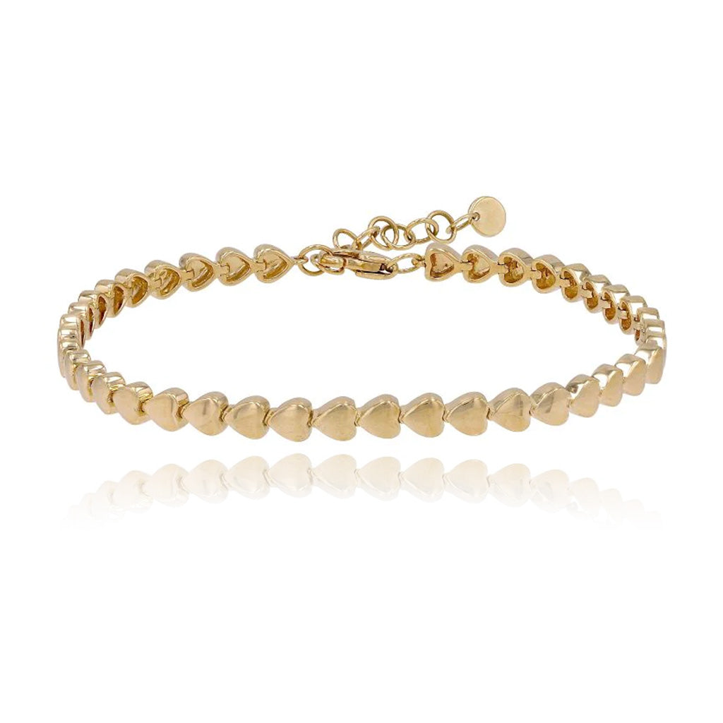 Golden Tennis Bracelet