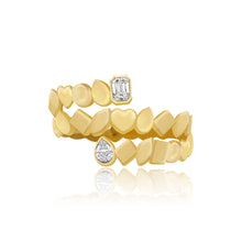 Load image into Gallery viewer, Golden Swirl Multi Shape Ring
