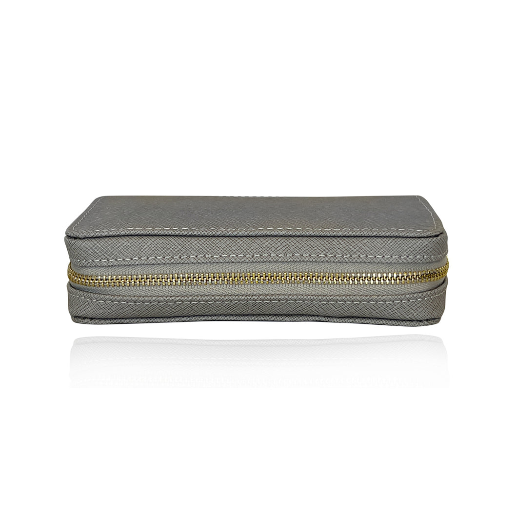 Grey Jewelry Travel Case