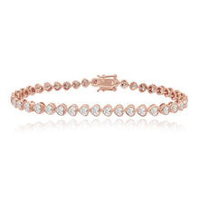 Load image into Gallery viewer, heart tennis bracelet
