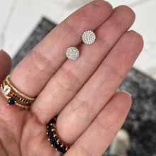 Load image into Gallery viewer, Circle Pave Earrings
