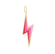 Load image into Gallery viewer, Enamel Three Color Lightning Bolt Charm
