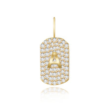 Load image into Gallery viewer, Personalized Pave Tag Charm
