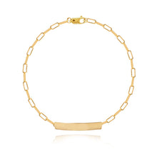 Load image into Gallery viewer, Id Paperclip Girls Bracelet
