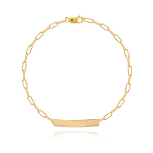 Id Paperclip Girls Bracelet