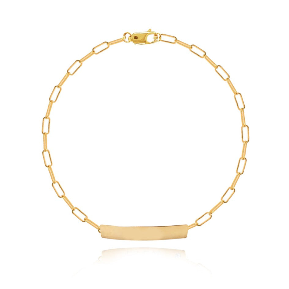 Id Paperclip Girls Bracelet