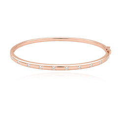 Inlay Diamond Bangle