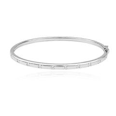 Inlay Diamond Bangle