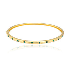 Inlay Gemstones Bangle