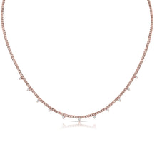Load image into Gallery viewer, Dangling Diamond Cuban Necklace

