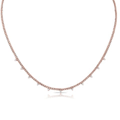 Dangling Diamond Cuban Necklace