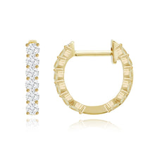 Load image into Gallery viewer, Large Diamonds All Around Huggies
