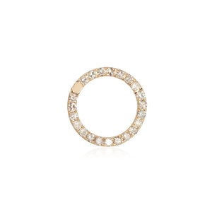 Circle Diamond Openable Clasp